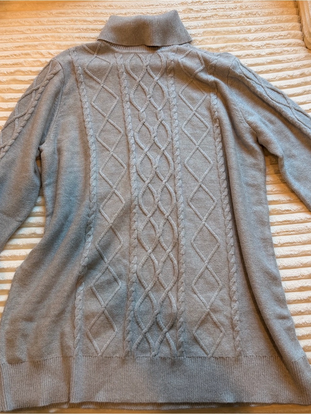 Show Me Your MUMU Montreal Mini Dress - Women's Cable-Knit Turtleneck Sweater